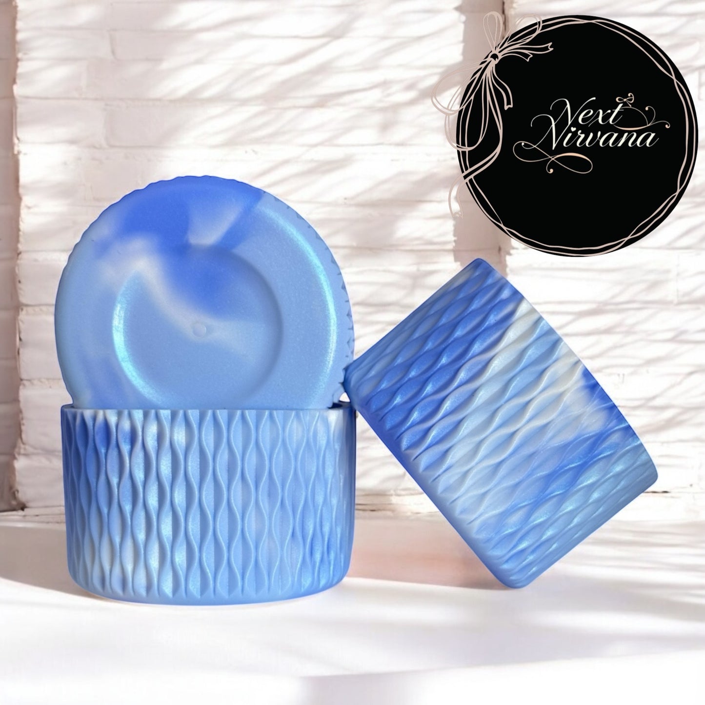 Surf’s Up | Hyper Blue | Waves | Silicone Tumbler Boot