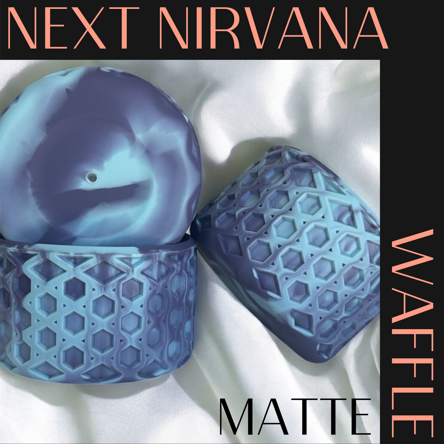 Blue Me Away | Matte | Agave | WAFFLE | Silicone Tumbler Boot