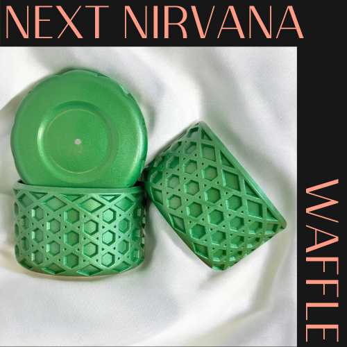 Apple Green Metallic | WAFFLE | Silicone Tumbler Boot