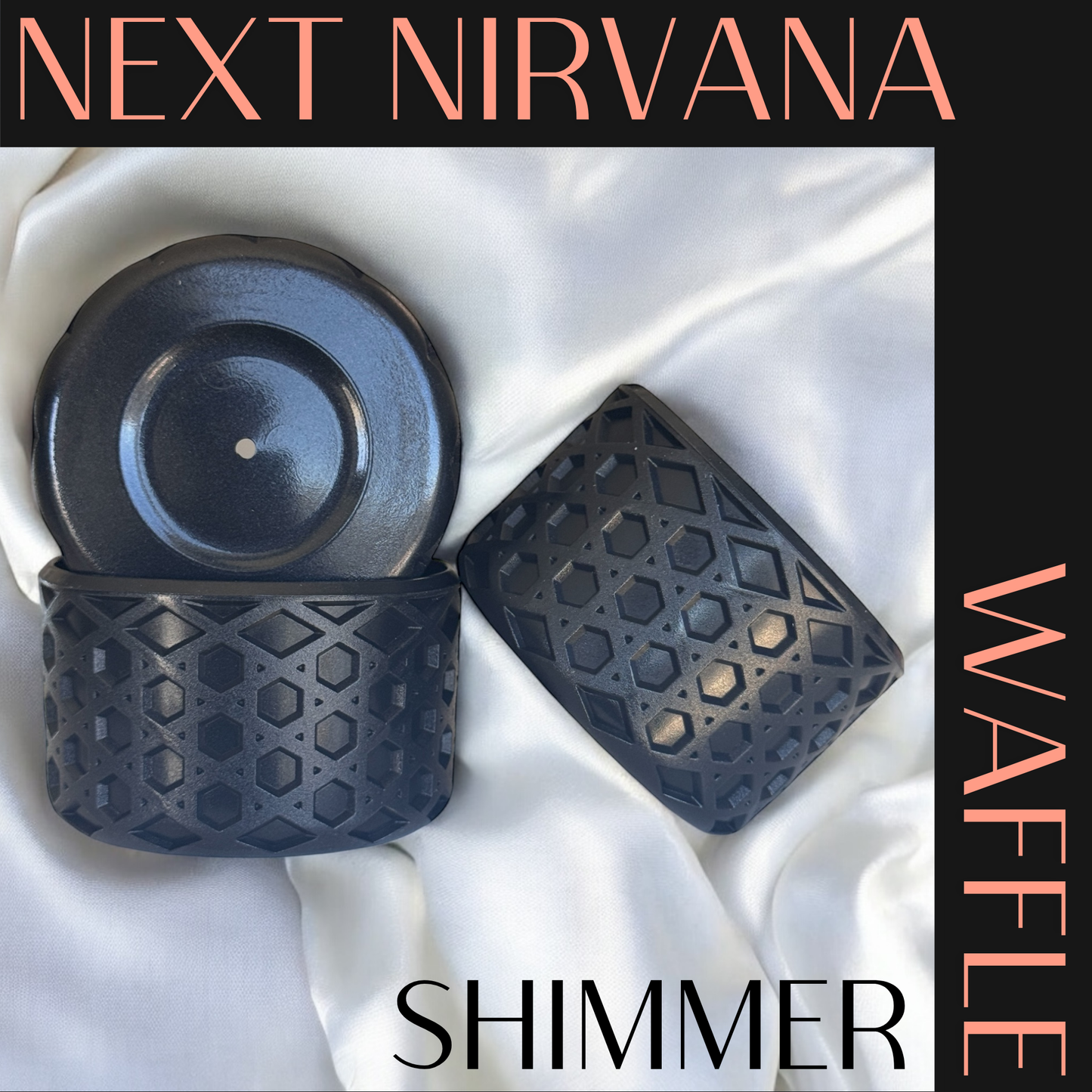Blacklisted | Shimmer | Black Ice | WAFFLE | Silicone Tumbler Boot