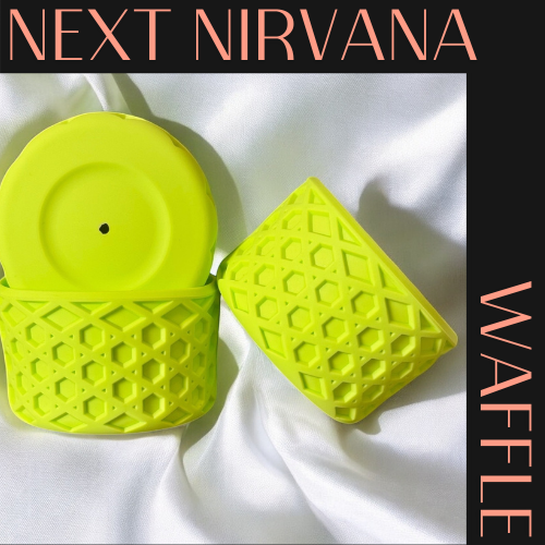 Bright Lime | Waffle | Silicone Tumbler Boot