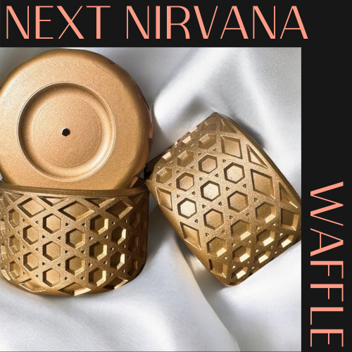 Champagne | WAFFLE | Silicone Tumbler Boot