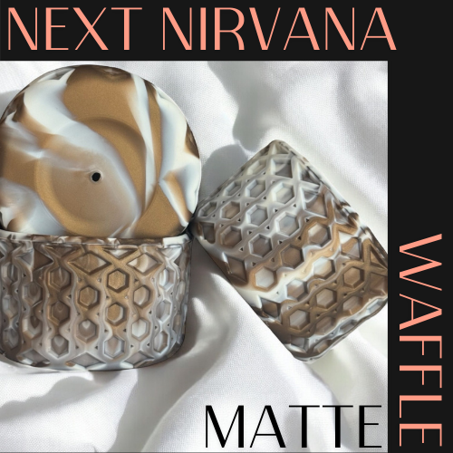 Deep Bronze & Cream | WAFFLE | Silicone Tumbler Boot