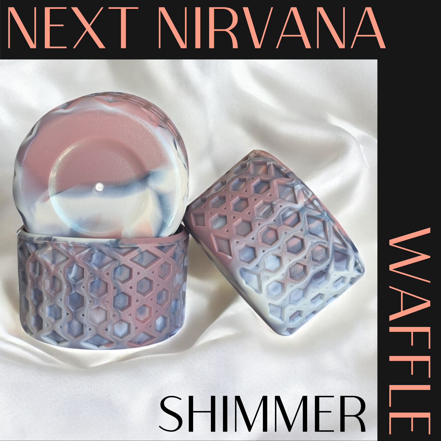 Smoke Showdown | Shimmer | Rose & Navy | WAFFLE | Silicone Tumbler Boot