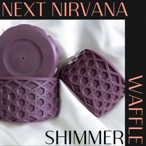 Mauve Shimmer | Waffle | Silicone Tumbler Boot