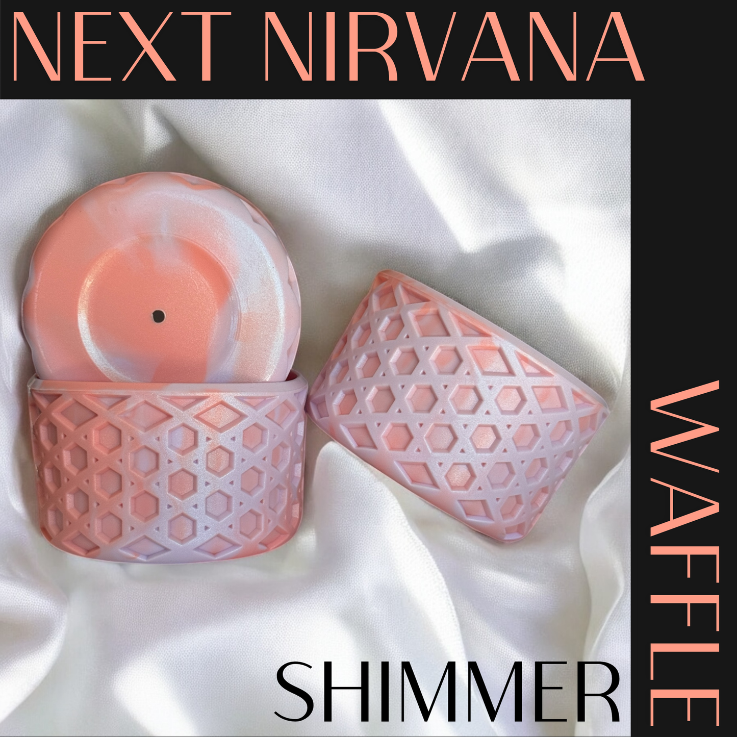 Soft Launch | Shimmer | Orchid Glimmer | WAFFLE | Silicone Tumbler Boot