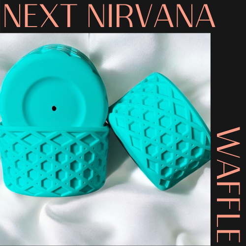 Teal | WAFFLE | Silicone Tumbler Boot