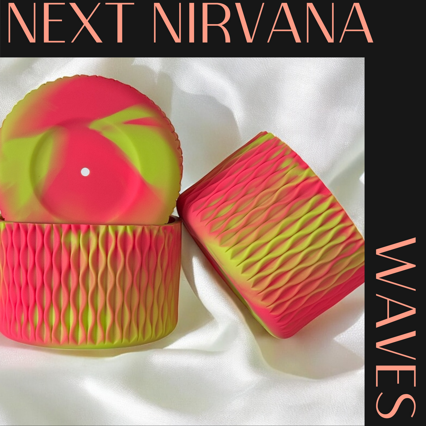 Hibiscus & Lime | WAVES | Silicone Tumbler Boot