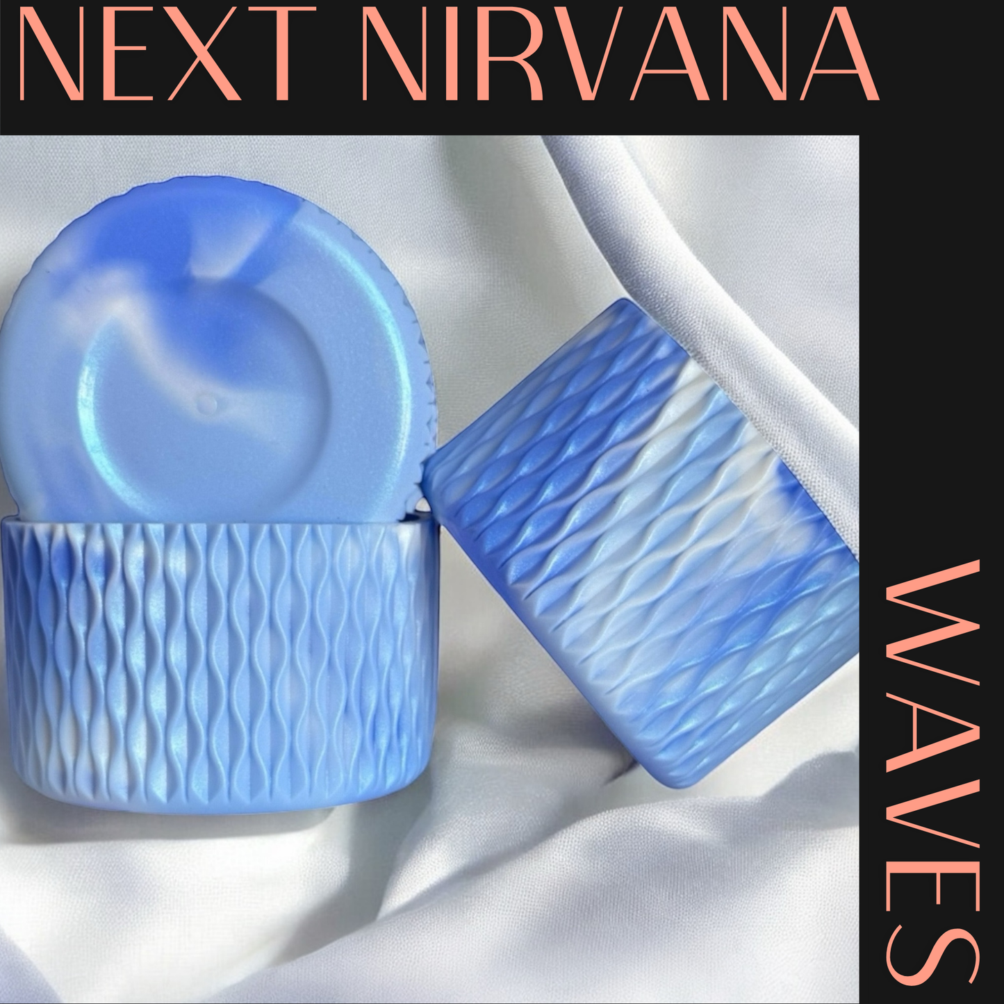 Surf’s Up | Hyper Blue | Waves | Silicone Tumbler Boot
