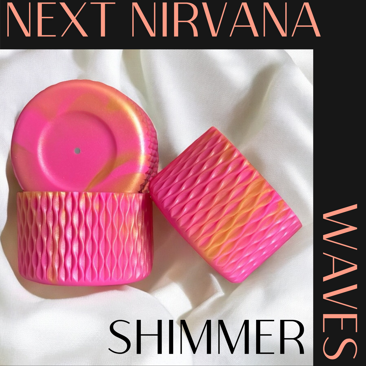 Glinda & Gold | Waves | Silicone Tumbler Boot