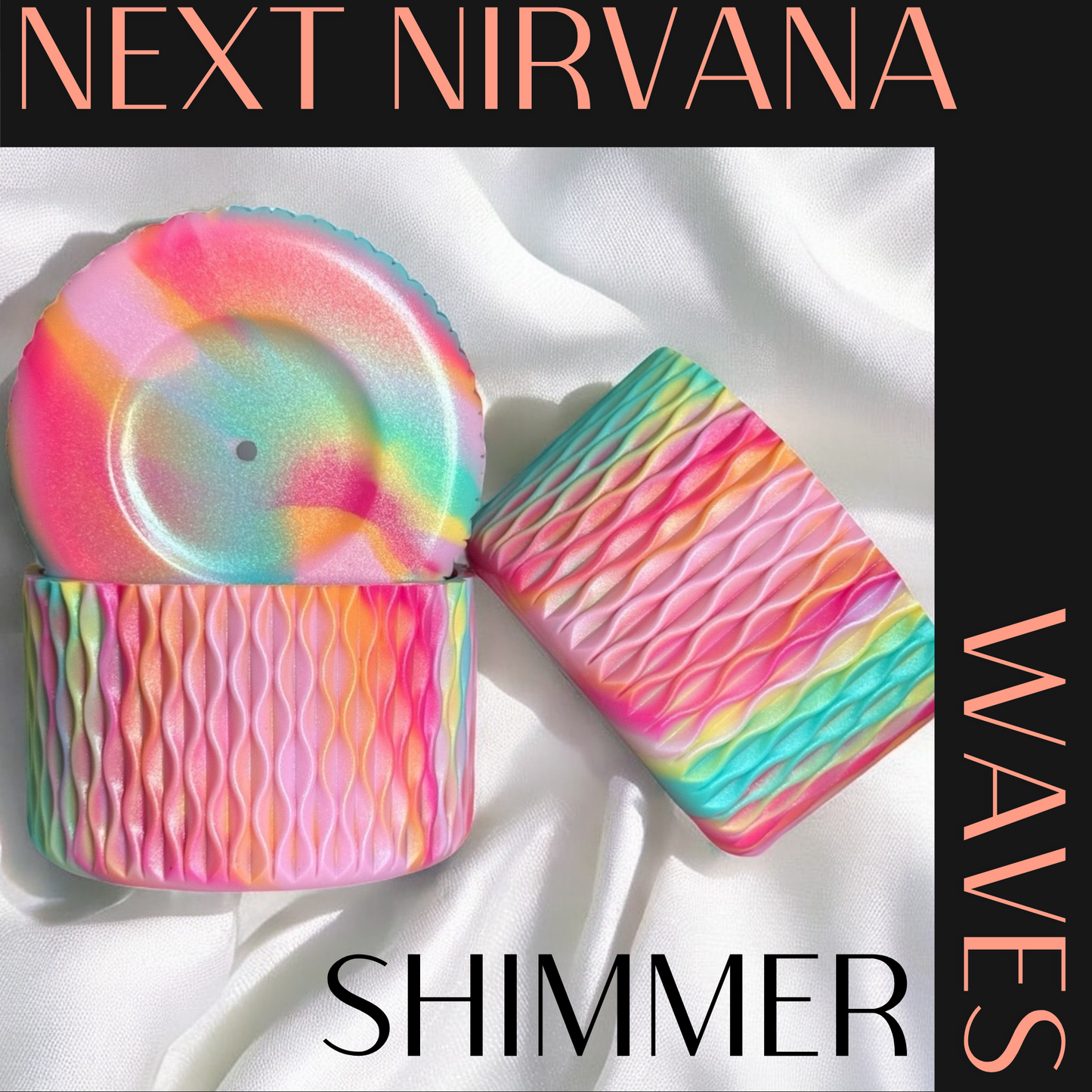 RESTOCK | Summer Splash | Waves | Silicone Tumbler Boot