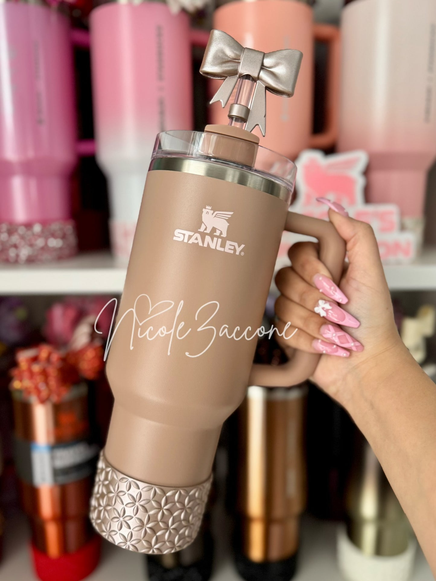 Rose Gold | FLORA | Silicone Tumbler Boot