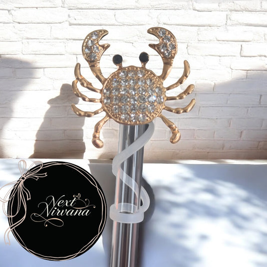 Bougie n’ Crabby Bling | Deluxe Straw Topper | 10mm