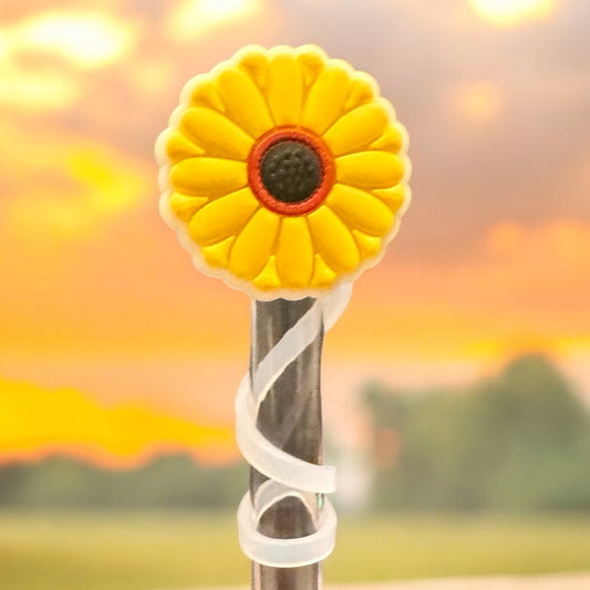 Yellow Daisy | Straw Topper 10mm