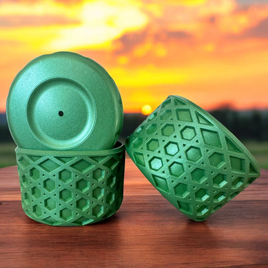 RESTOCKING | Apple Green Metallic | Waffle | Silicone Tumbler Boot