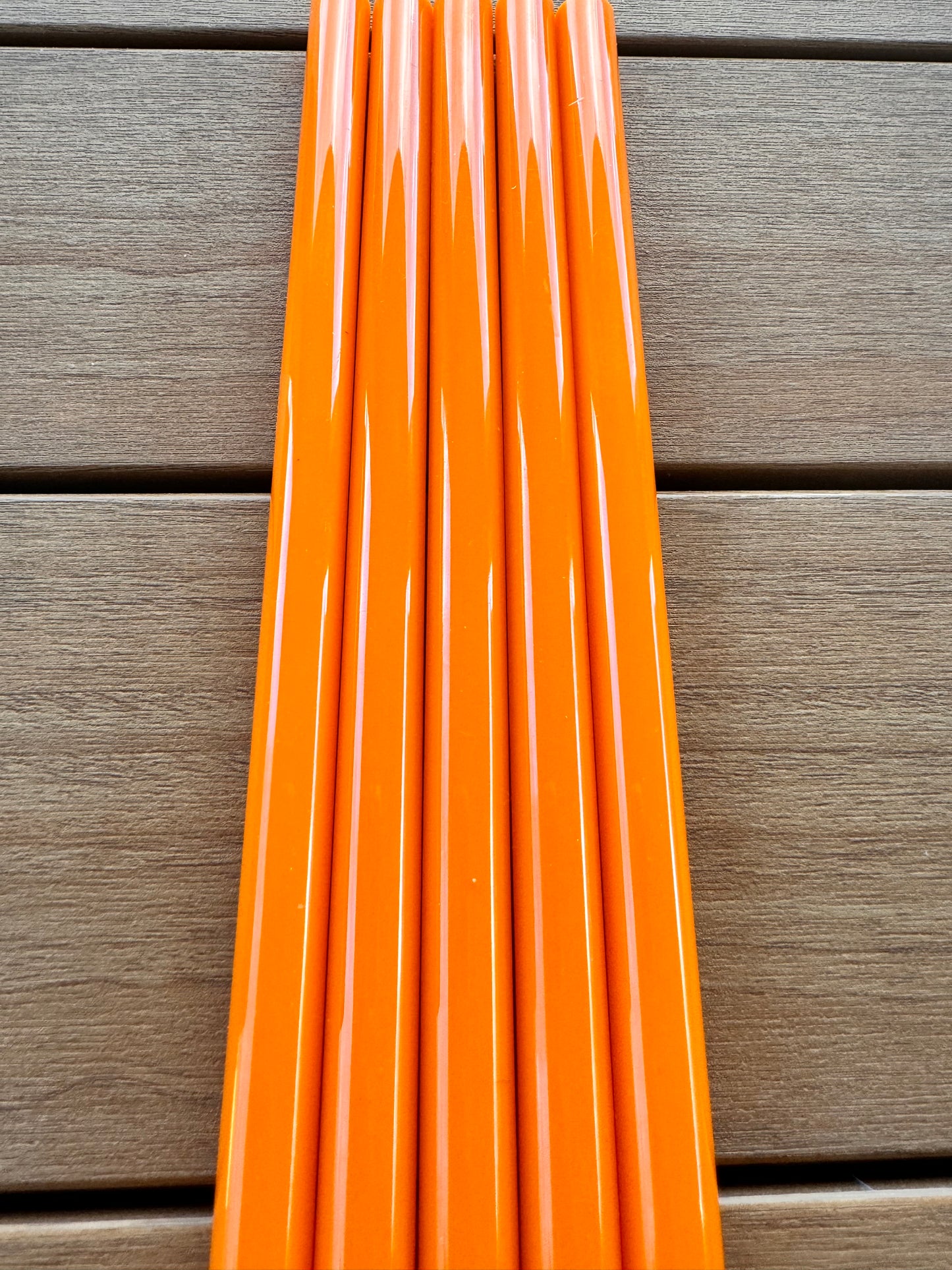 Nectarine Orange Straw | 40oz Tumbler | Wide Fit