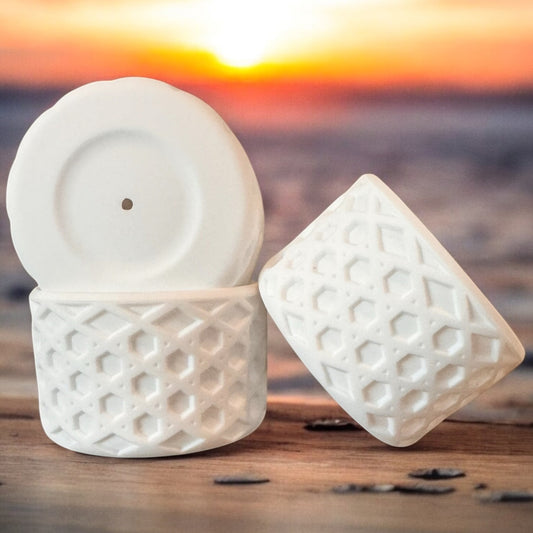 White | Waffle | Silicone Tumbler Boot