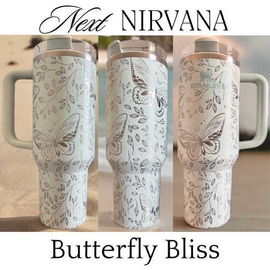 Engraved Tumbler - Butterfly Bliss