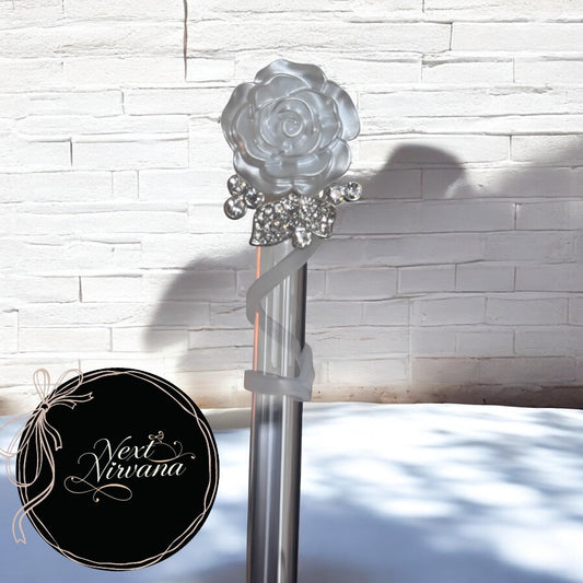 Pearl Rose | Deluxe Straw Topper | 10mm