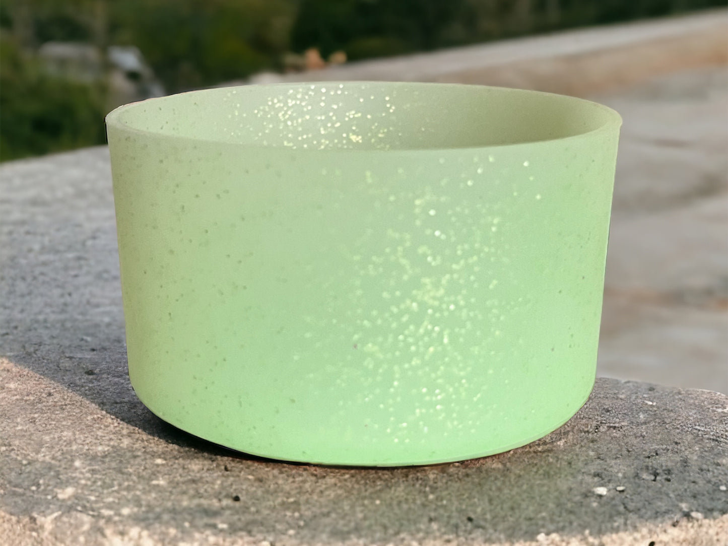 Lime Glitter | Silicone Tumbler Boot