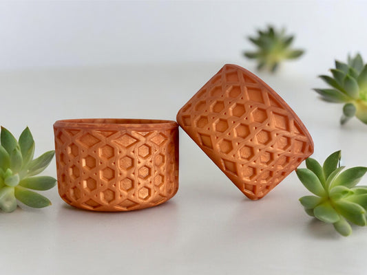 Copper Pearl Waffle | Silicone Tumbler Boot