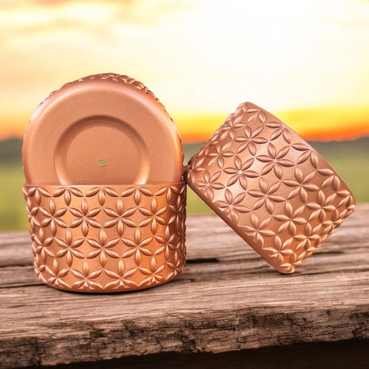 Bronze Magnolia | Flora | Silicone Tumbler Boot