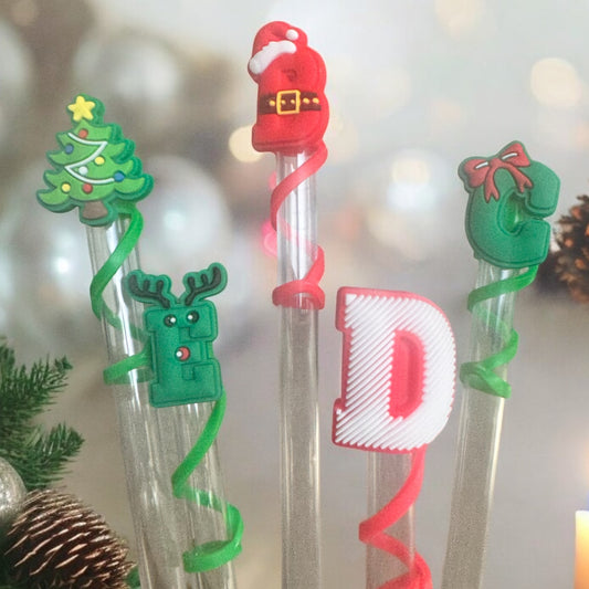 Christmas Letters | Straw Topper 10mm