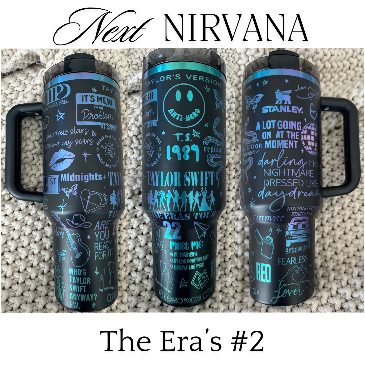 Engraved Tumbler - The Eras #2