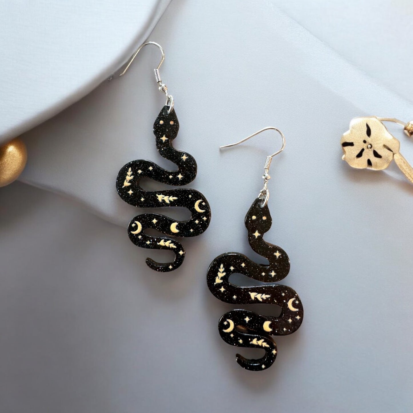 Mystic Snake | Acrylic Earrings