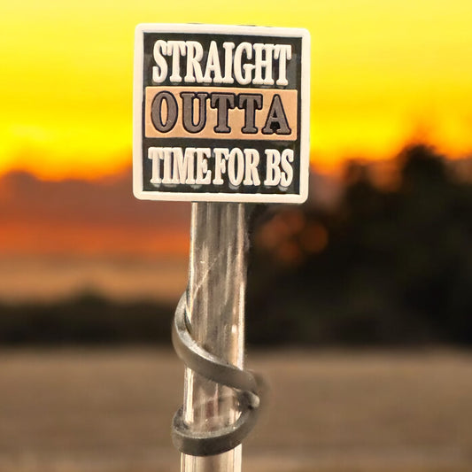 Straight Outta Time | Straw Topper 10mm