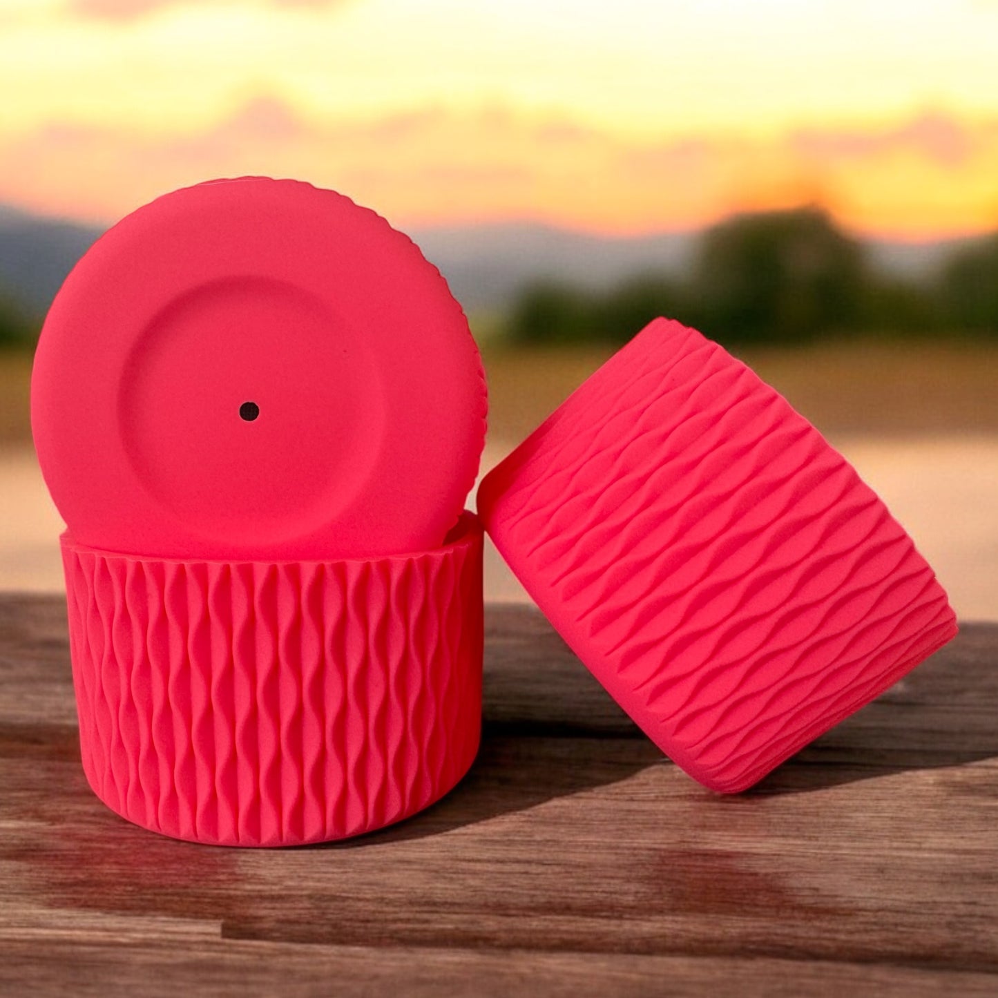 Hibiscus Waves | Silicone Tumbler Boot