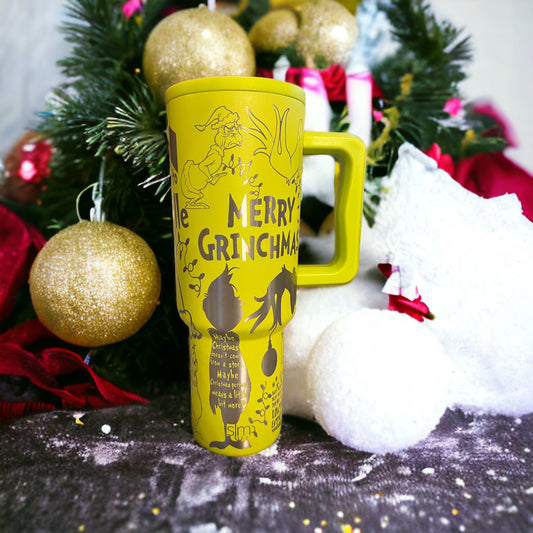 The Grinch Stanley Mean Christmas Engraved 