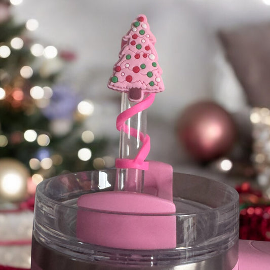 Pink Tree | Straw Topper 10mm