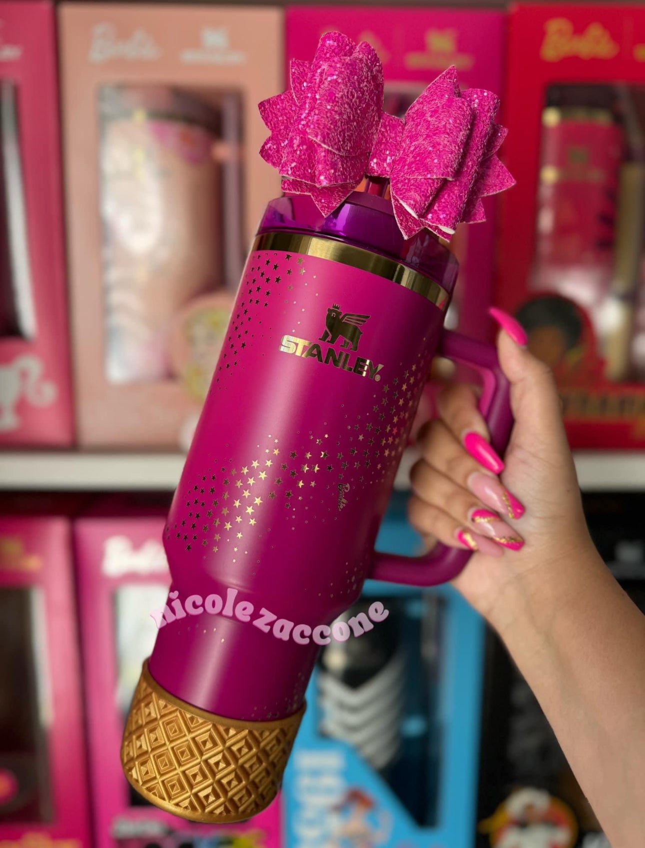 Metallic Gold Diamonds | Silicone Tumbler Boot