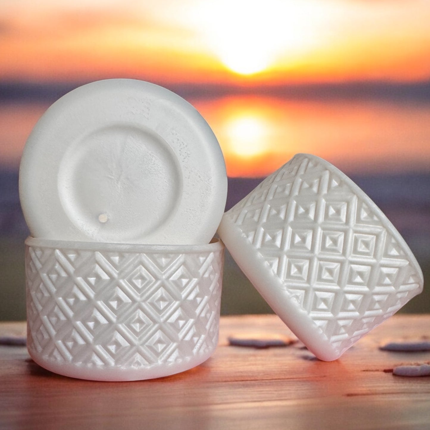 White Pearl Diamonds | Silicone Tumbler Boot