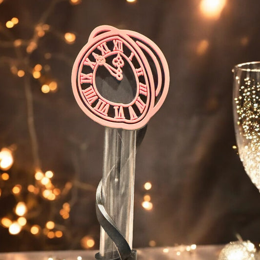 NYE Clock | Straw Topper 10mm