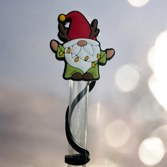 Christmas Gnome | Straw Topper 10mm