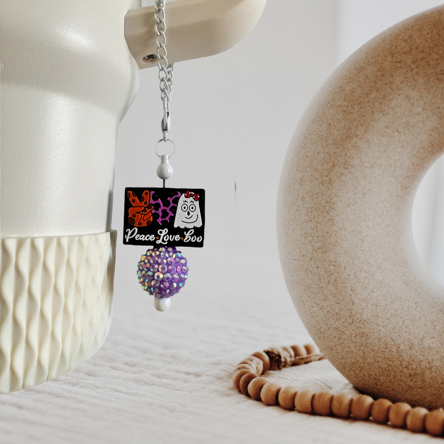 Peace, Love, Boo | Luxe Tumbler Charm