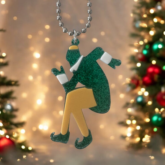 Sneaky Elf | Acrylic Tumbler Charm