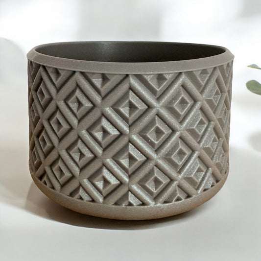 Gray Shimmer  Diamonds | Silicone Tumbler Boot