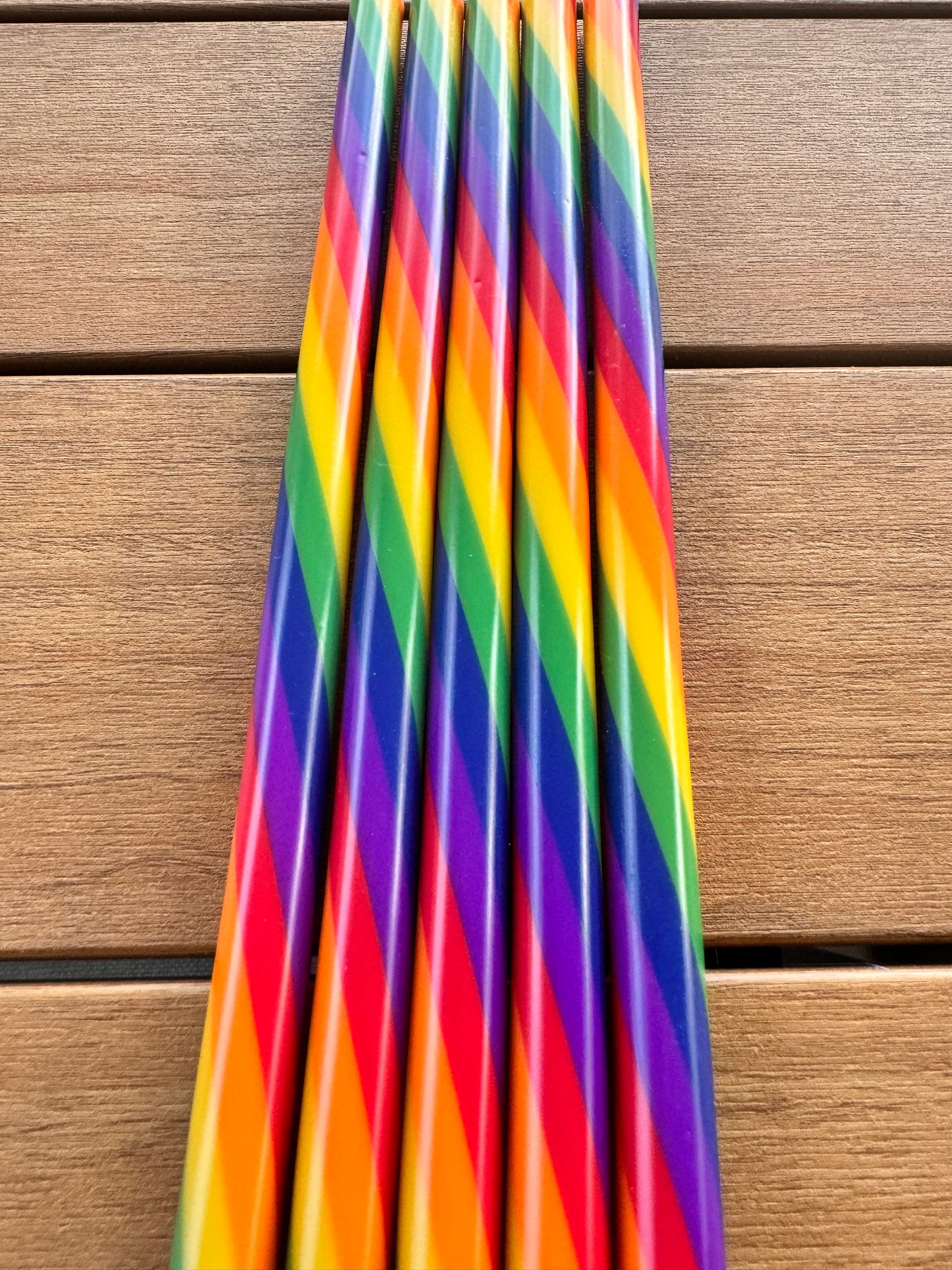 Dark Rainbow Swirl Straw | 40oz Tumbler | Wide Fit