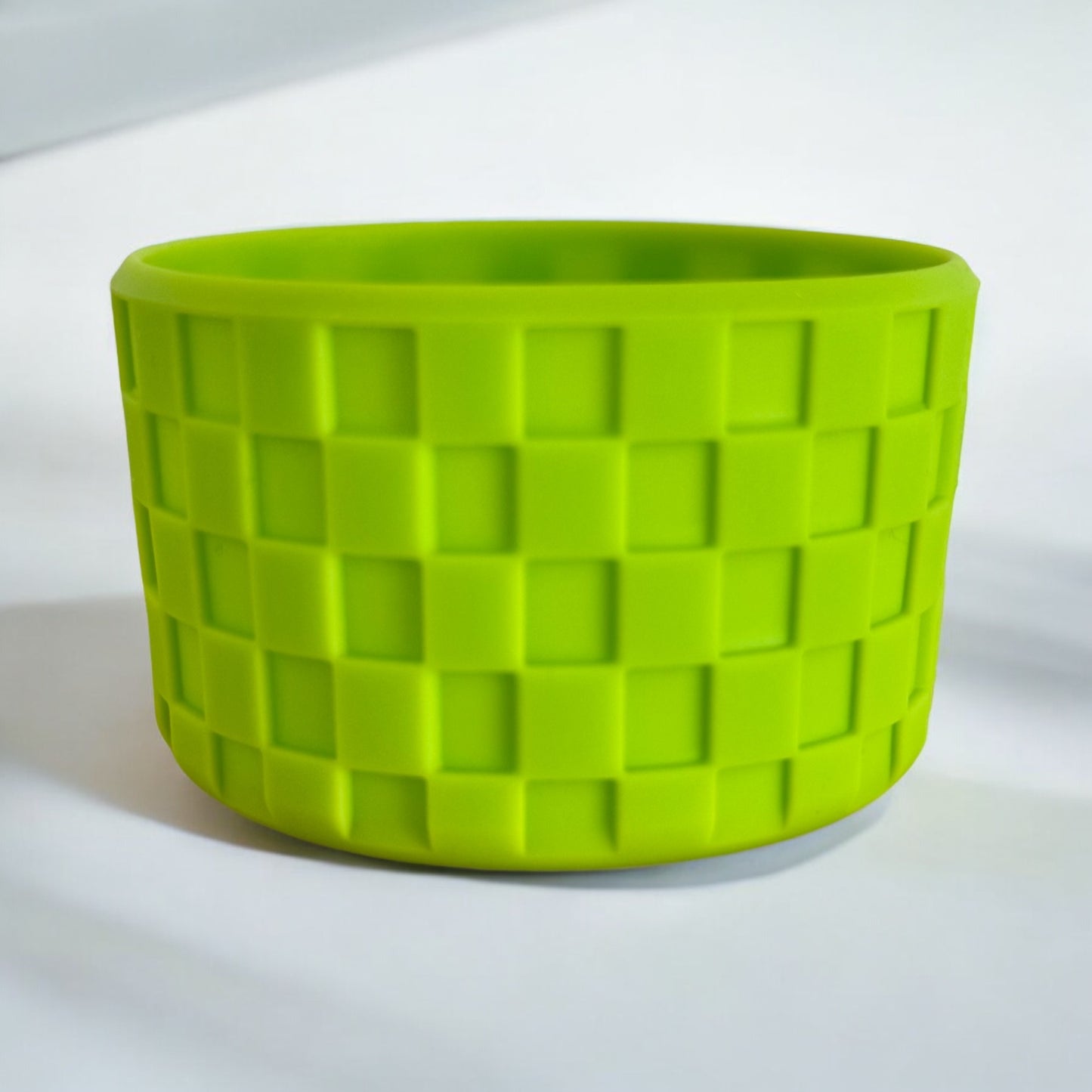 Lime Checkers | Silicone Tumbler Boot