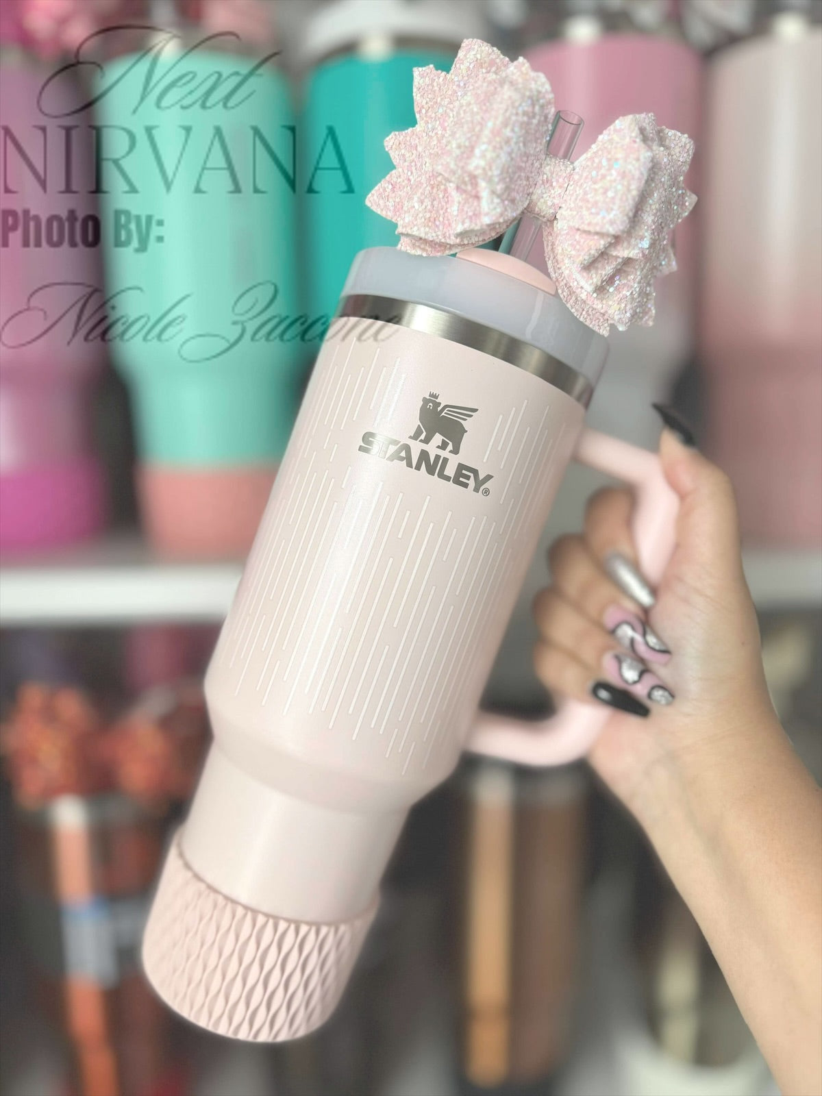 Bloom Pink Waves | Silicone Tumbler Boot