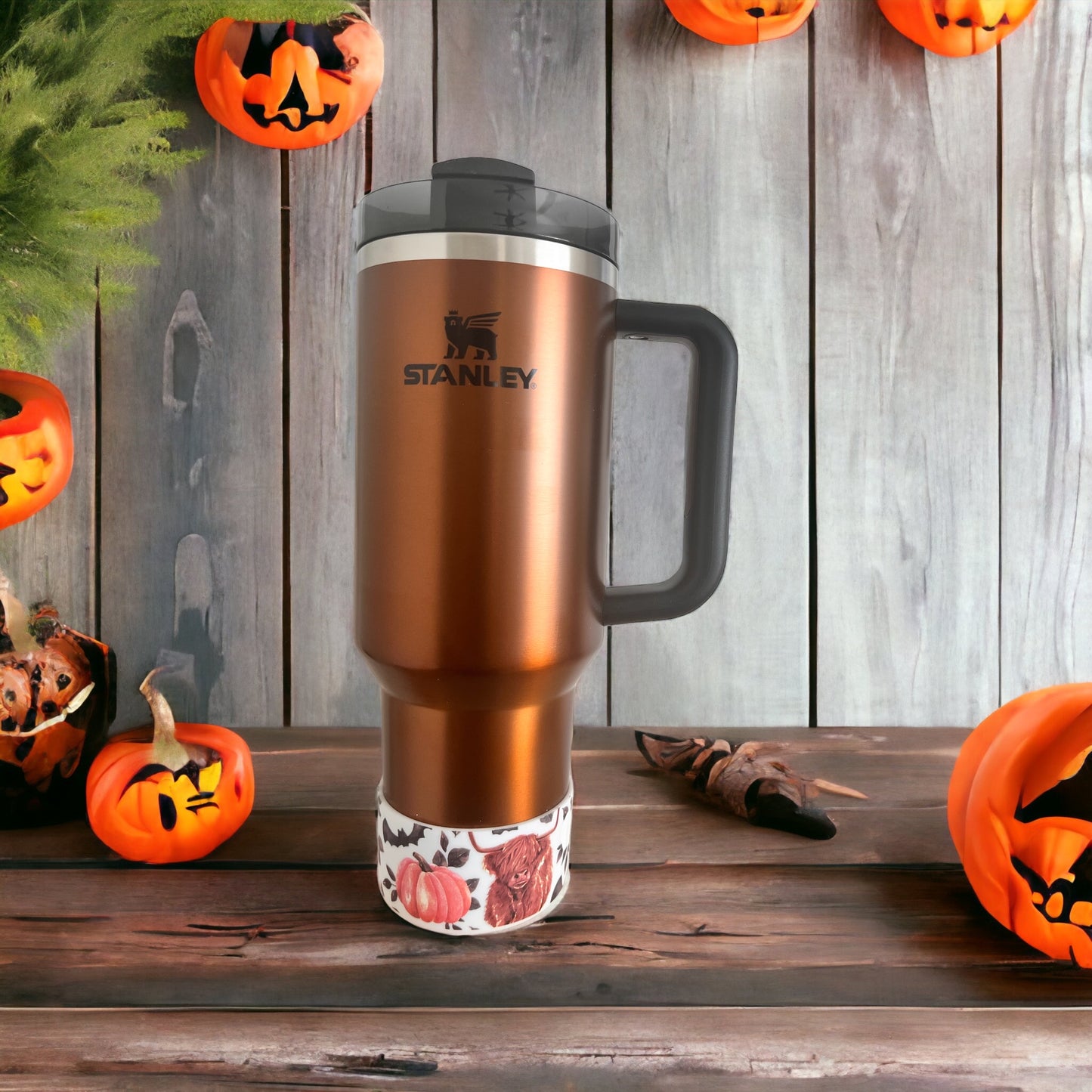 Spooky Moo | Silicone Tumbler Boot