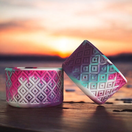 Heat Wave Diamonds | Silicone Tumbler Boot