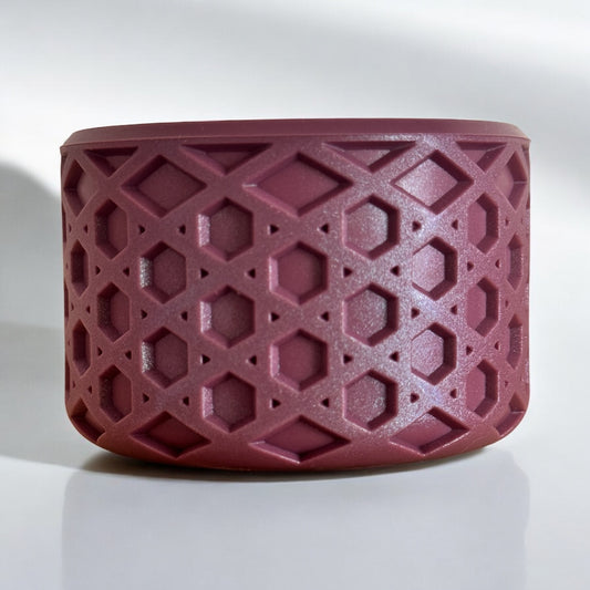 Mauve Shimmer Waffle | Silicone Tumbler Boot