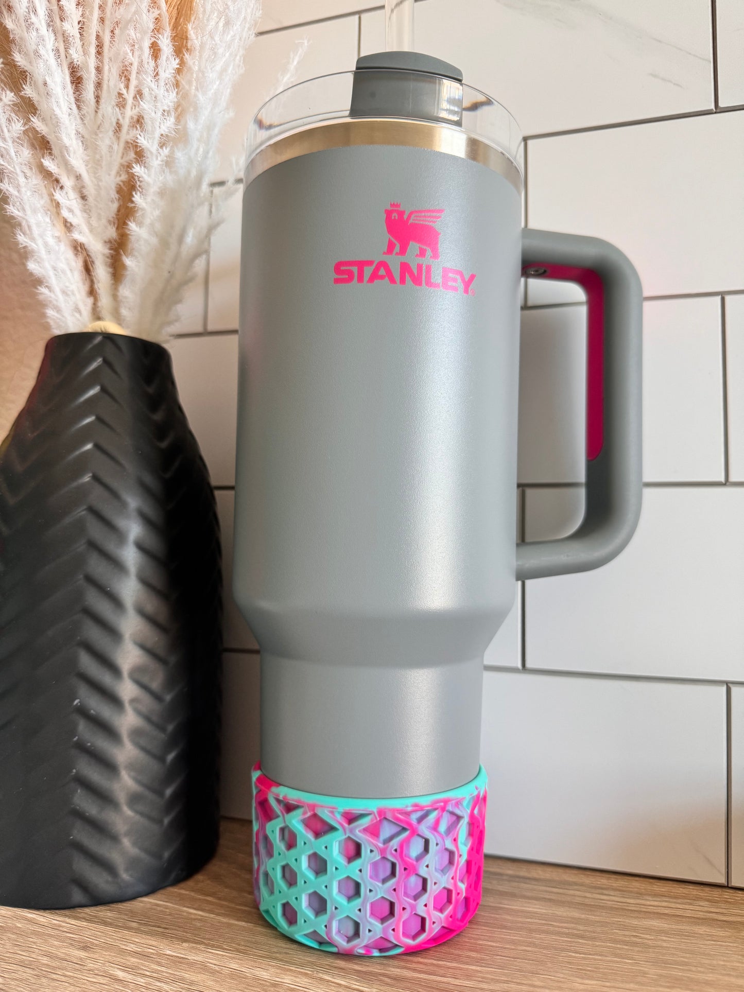 Passion Pink Waffle | Silicone Tumbler Boot