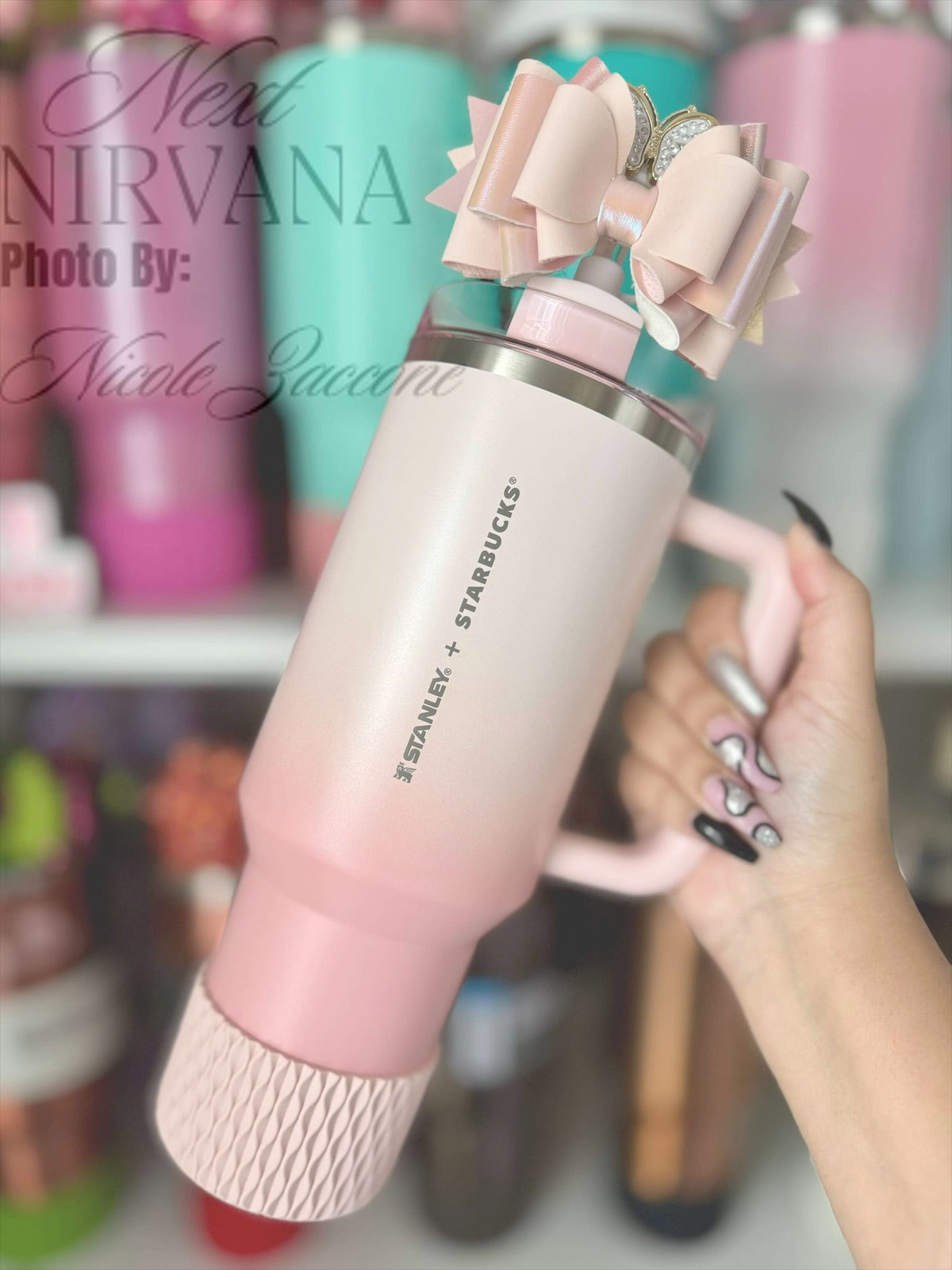 Bloom Pink Waves | Silicone Tumbler Boot