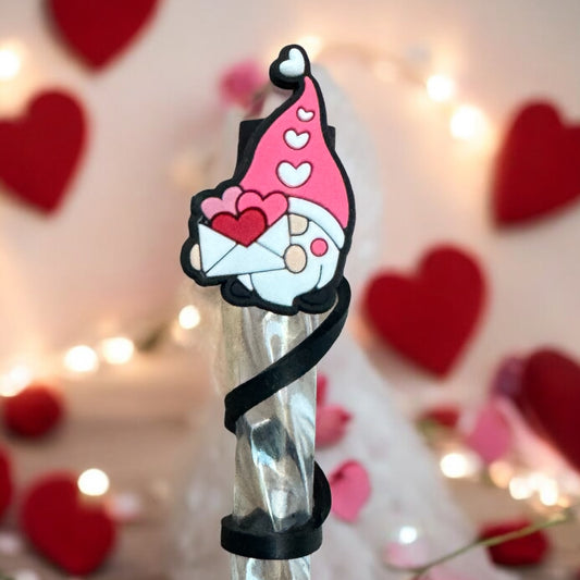 Love Letter Gnome | Straw Topper 10mm