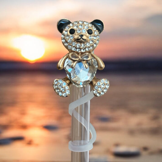 Teddy Bear | Deluxe Straw Topper | 10mm